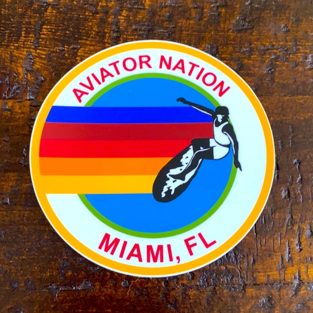 COPY - Aviator Nation Sticker!!! New without Tag!